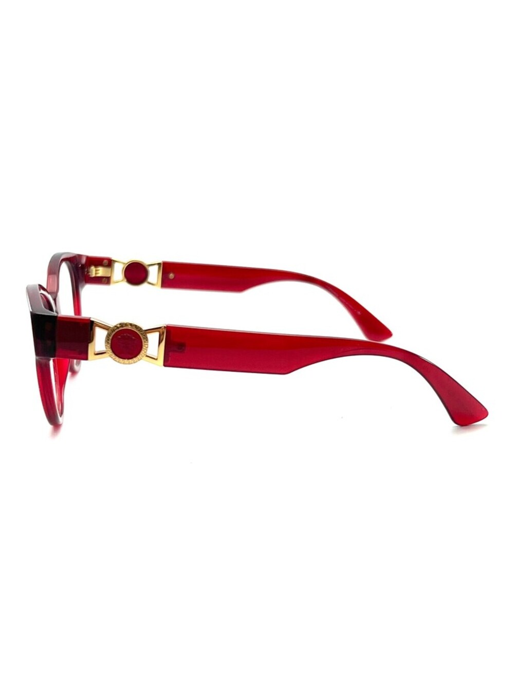 Versace Ve3313 388 Red Authentic Eyeglasses 54-17 145 Ve3313 Made In Italy - Picture 3 of 3